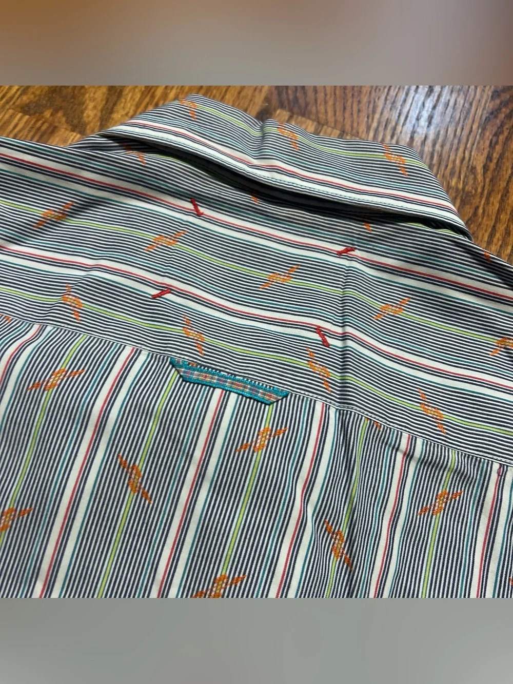 Robert Graham Freshly Laundered Mens XL Blue Long Sleeve Button Down Shirt